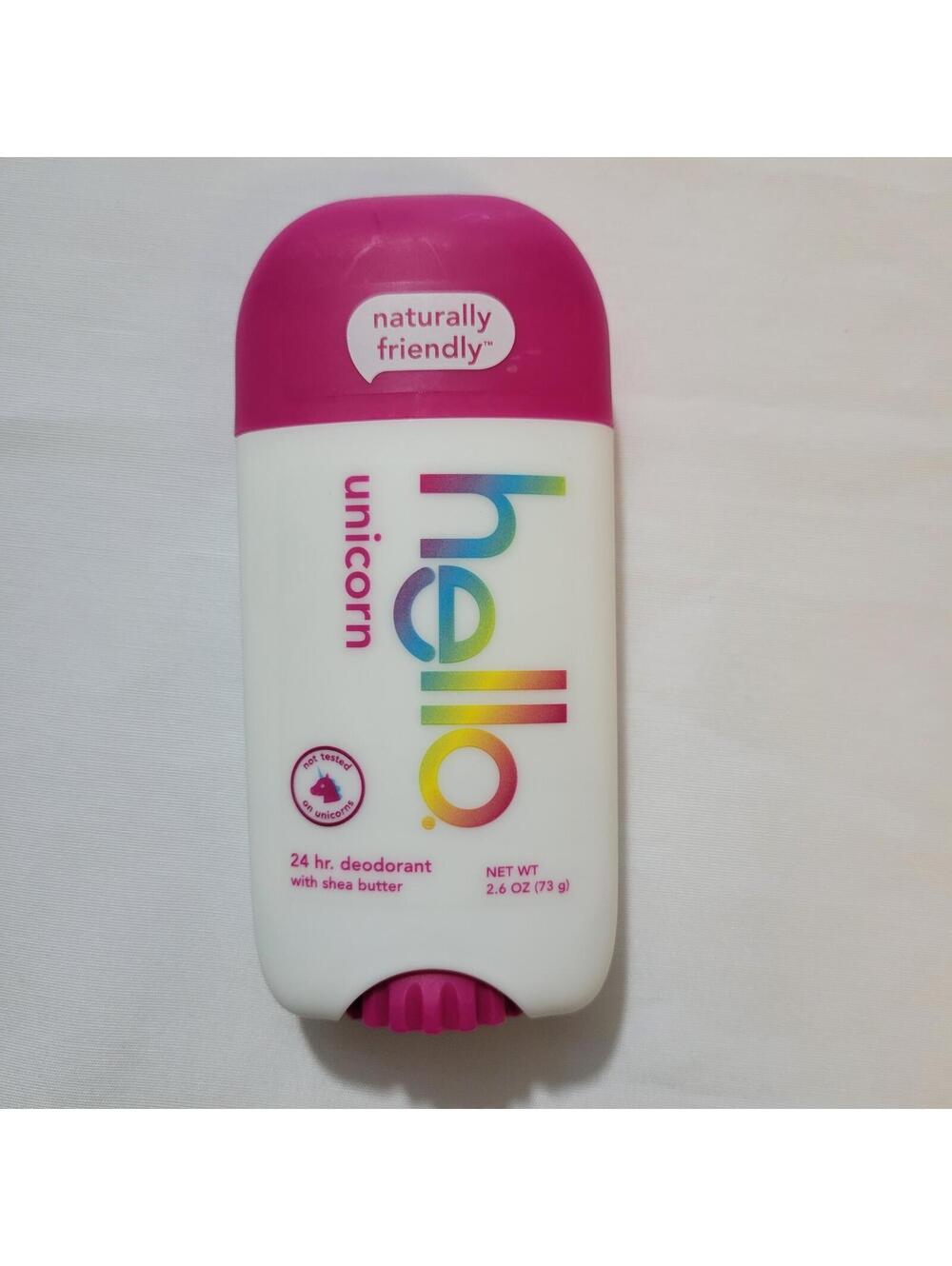 Hello Unicorn 24 Hr Deodorant with Shea Butter 2.6 oz